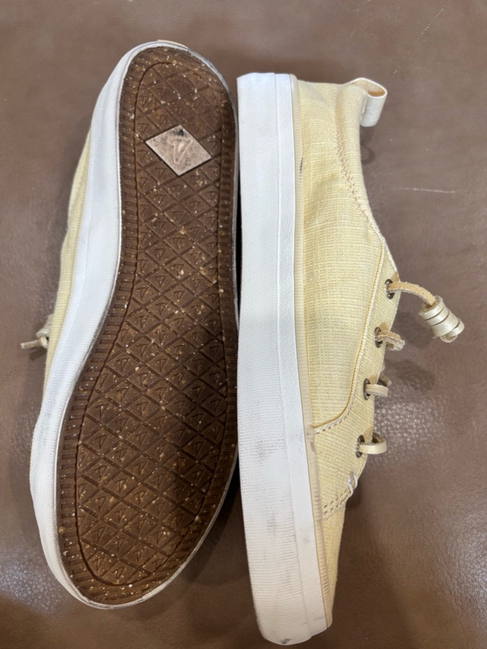Sperry Casual Lace-Up Moccasin boat shoes Sneaker in Butter yellow - Picture 4 of 9